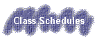 Class Schedules